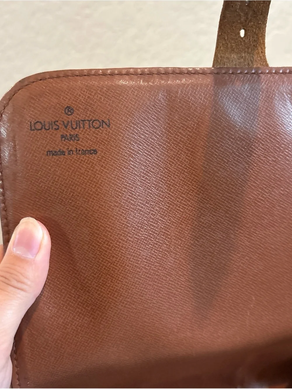 Louis Vuitton SL8906 MM Shoulder Bag Cartouchiere Brown Monogram LV - Picture 8 of 14
